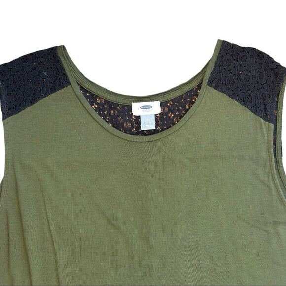 Old Navy Green Sleeveless Boxy Tank Top Sz XXL - Picture 3 of 9